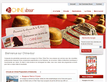 Tablet Screenshot of chine-tour.com